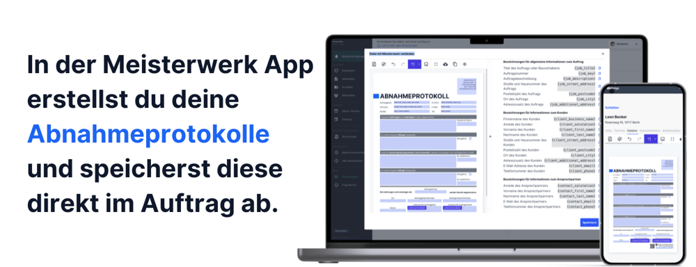 Blog_Handwerker Abnahmeprotokoll