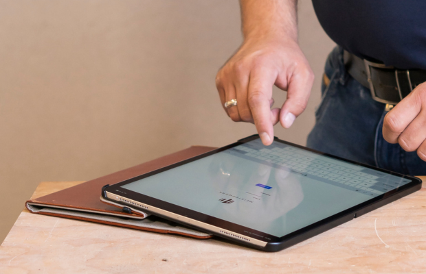 Meisterwerk Nutzer am Tablet