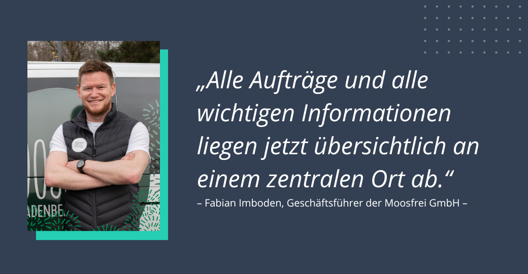 Übersichtliche Auftragsverwaltung mit der Meisterwerk App