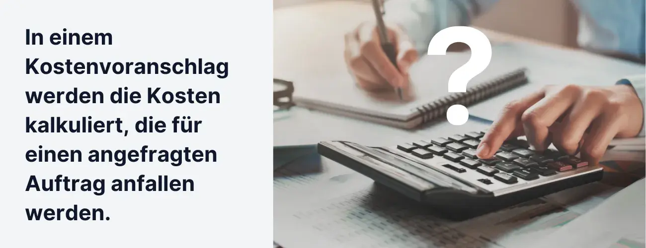 Taschenrechner mit Fragezeichen