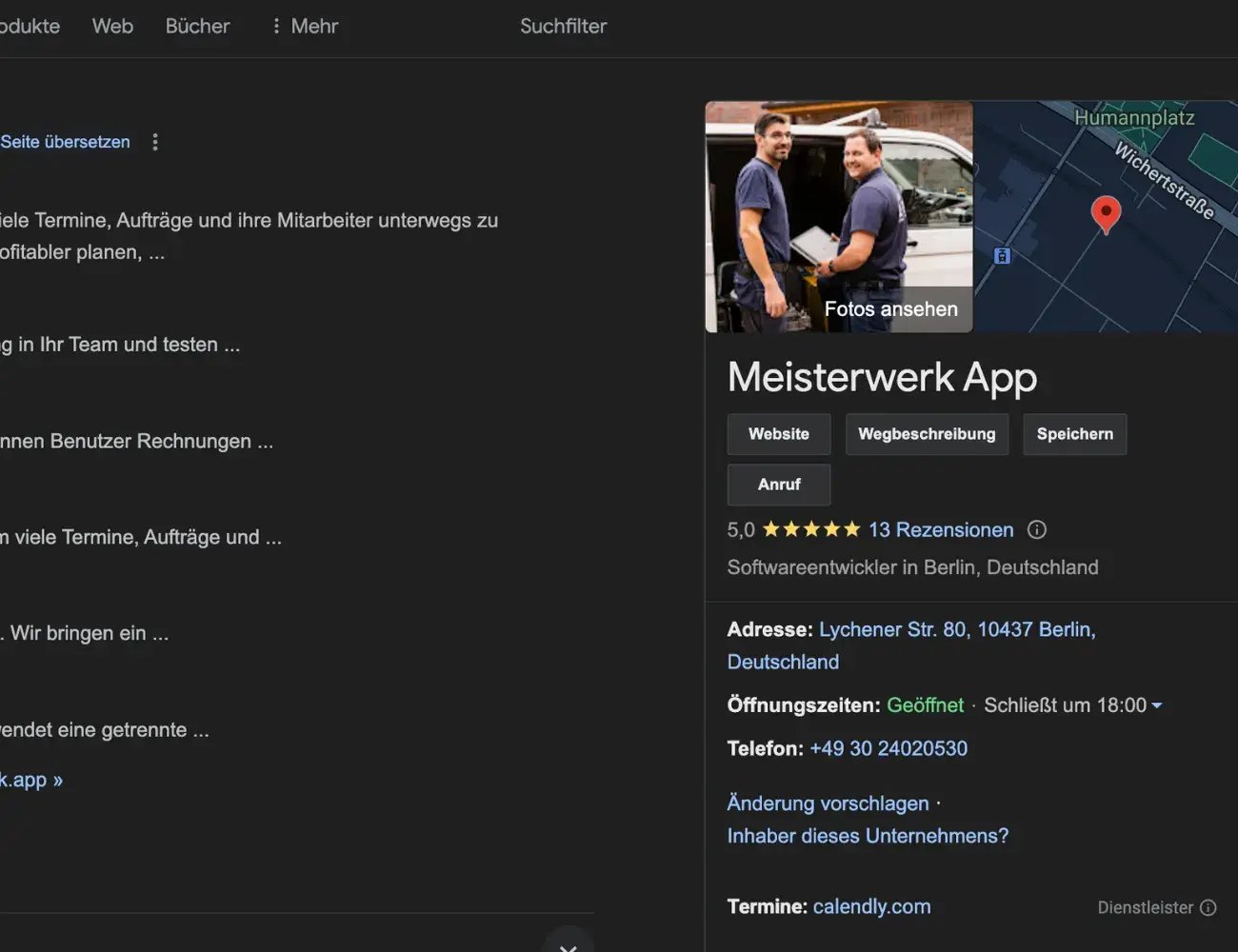 Google Unternehmensprofil