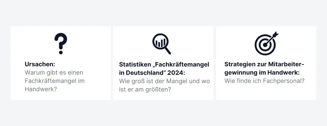 Ratgeber „Fachkräftemangel entgegenwirken”: Das erwartet Sie in diesem Artikel