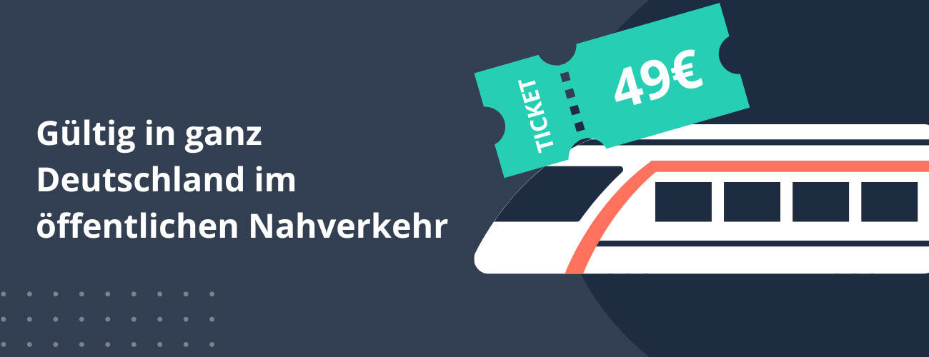 Das 49-EuroTicket gilt im öffentlichen Nahverkehr in ganz Deutschland