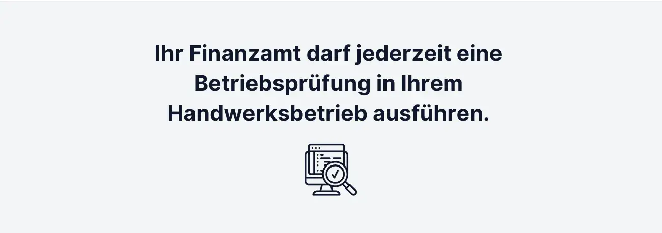 Wie oft hat man eine Betriebsprüfung als Handwerksbetrieb?