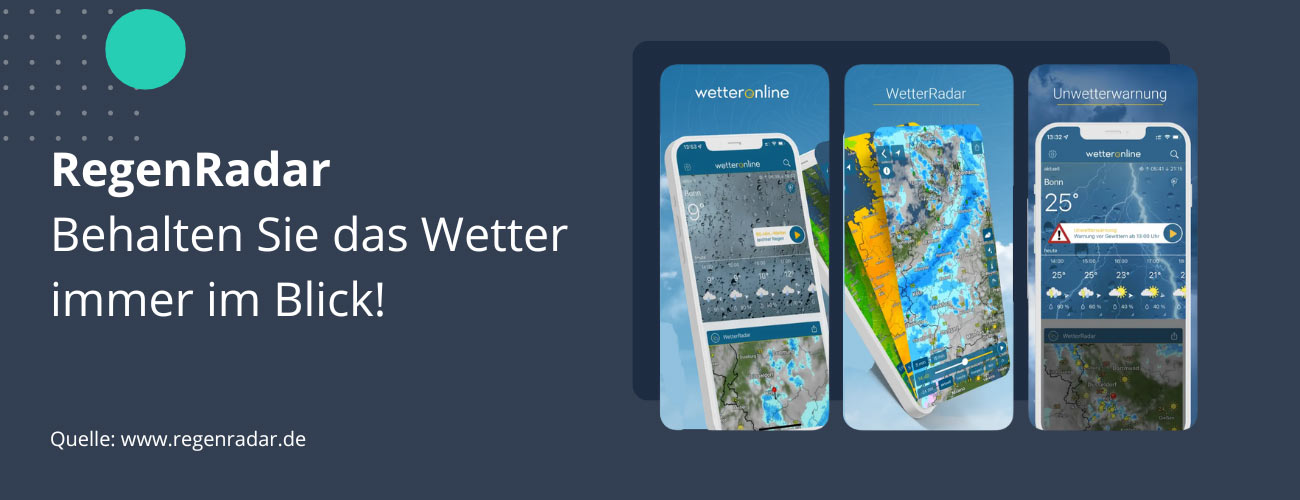 Apps für Handwerkerinnen und Handwerker: Eine präzise Wettervorhersage ist für Handwerksbetriebe essenziell.